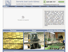 Tablet Screenshot of maderasjoselavingomez.com